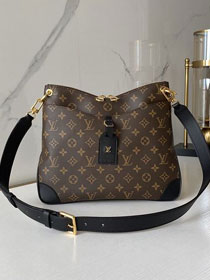 2020 Louis vuitton original monogram canvas odeon mm M45352 black 