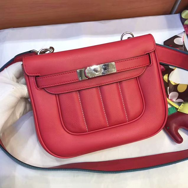 Hermes original swift calfskin berlin bag BL0020 red