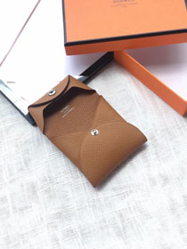 Hermes original epsom leather bastia card holder HB01555