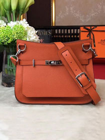 Hermes original calfskin jypsiere bag J034 orange