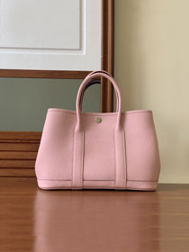 Hermes original calfskin small garden party 30 bag G0030  light pink