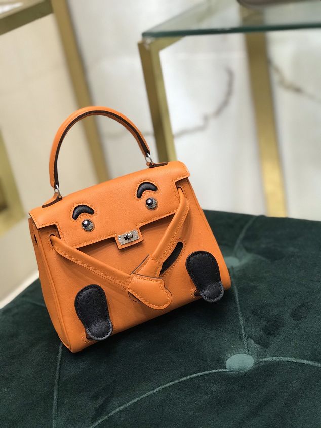 Hermes handmade original swift leather kelly doll bag KD0022