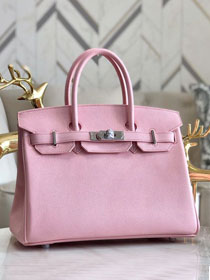 Hermes original epsom leather birkin 35 bag H35-3 3Q rose sakura