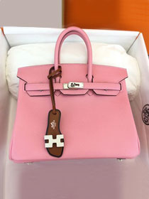 Hermes original epsom leather birkin 35 bag H35-3 rose confetti