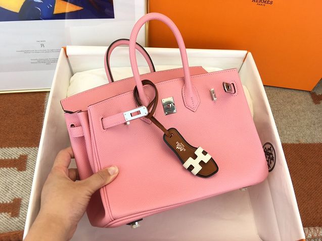 Hermes original epsom leather birkin 30 bag H30-3 rose confetti