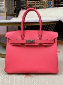 Hermes original epsom leather birkin 35 bag H35-3  rose lipstick