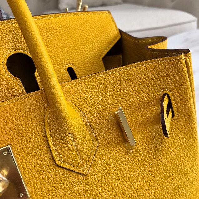 Hermes original togo leather birkin 35 bag H35-1 amber