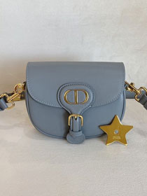 2020 Dior original calfskin small bobby bag M9317 grey