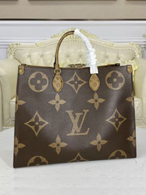 Louis vuitton original monogram giant canvas onthego tote bag GM M44576