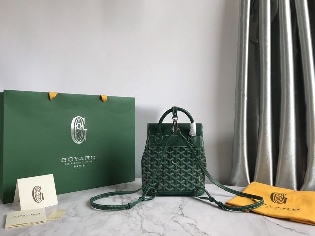 Goyard original canvas alpin mini backpack GY0005 green