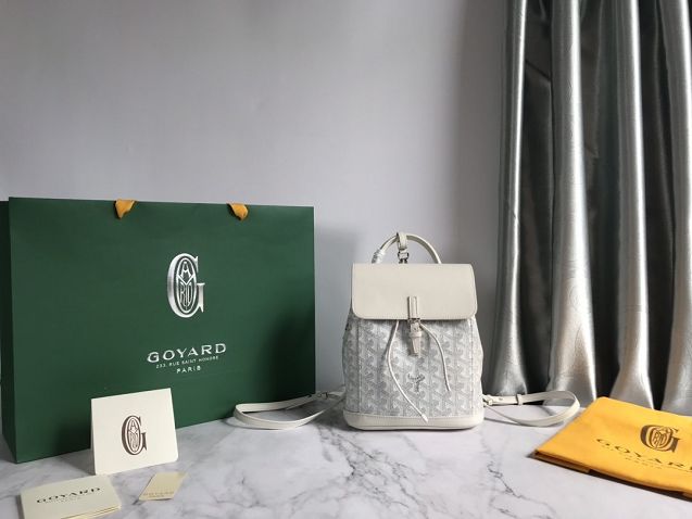 Goyard original canvas alpin mini backpack GY0005 white