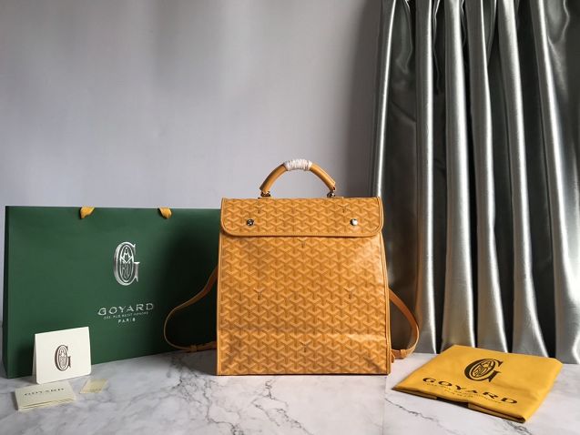 Goyard original canvas saint leger backpack GY0001 yellow