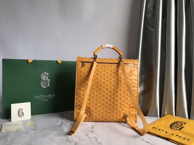 Goyard original canvas saint leger backpack GY0001 yellow