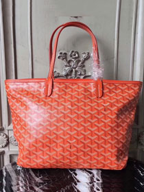 Goyard original canvas artois PM bag GY0002 orange