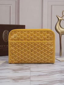 Goyard original canvas clutch GY0008 yellow