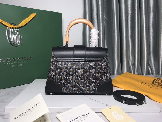 Goyard original canvas saigon structure mini bag GY0009 black