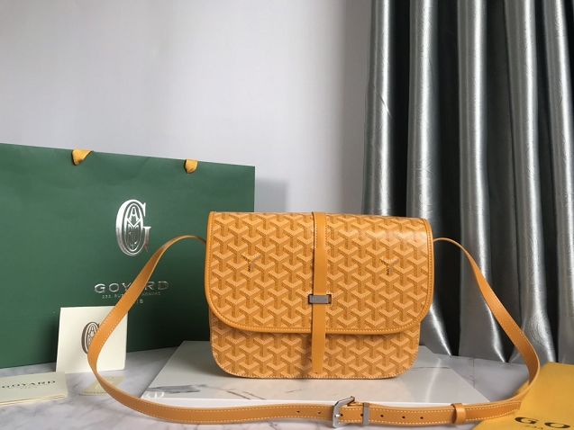 Goyard original canvas belvedere bag GY0012 yellow