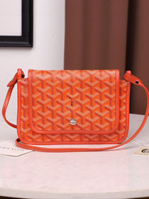 Goyard original canvas plumet pouch GY0010 orange