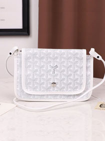 Goyard original canvas plumet pouch GY0010 white