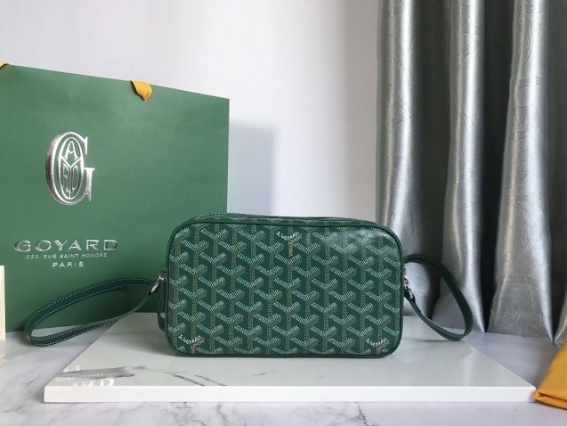 Goyard original canvas cap vert bag GY0015 green