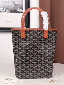 Goyard original canvas tote bag GY0019 black&brown