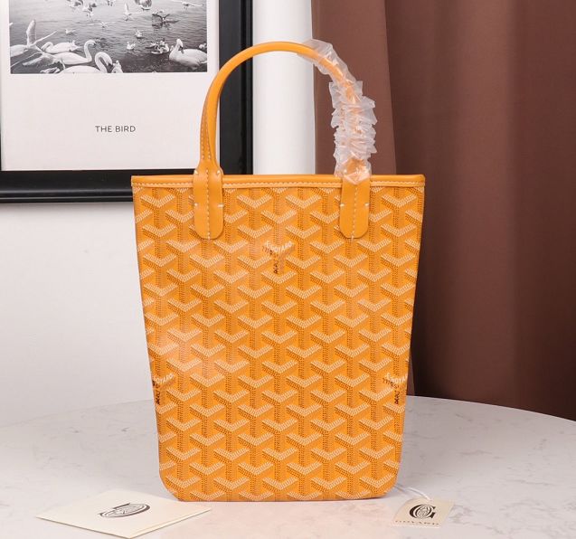 Goyard original canvas tote bag GY0019 yellow