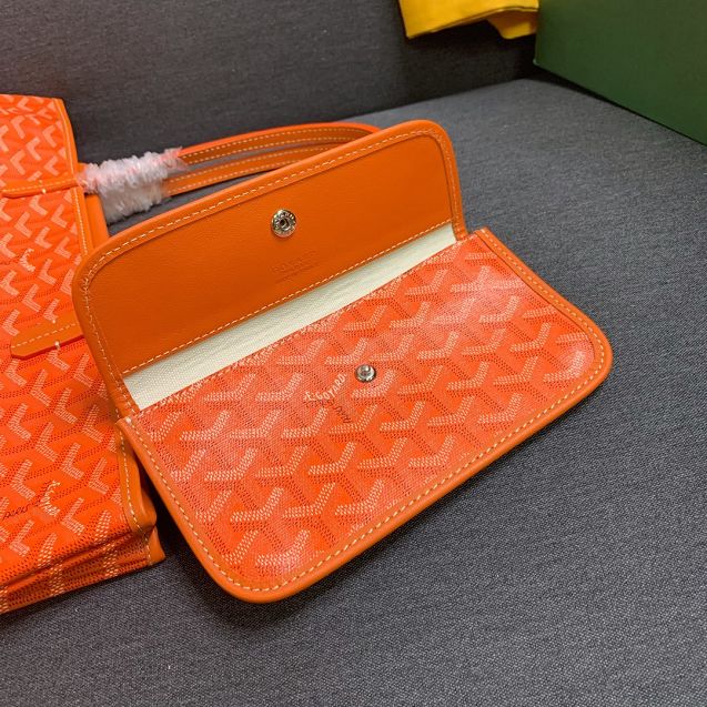 Goyard original canvas isabelle tote pm bag GY0025 orange