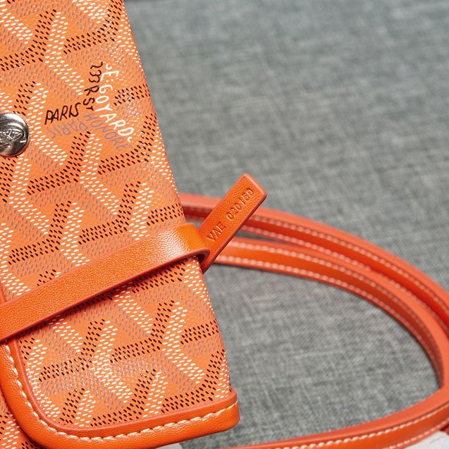 Goyard original canvas isabelle tote pm bag GY0025 orange