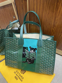 Goyard original canvas villette shopping tote bag GY0026 green