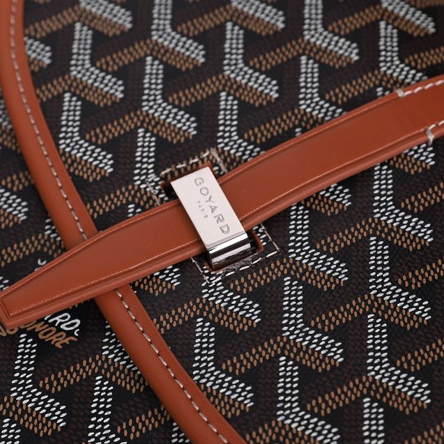 Goyard original canvas belvedere bag GY0012 black&brown