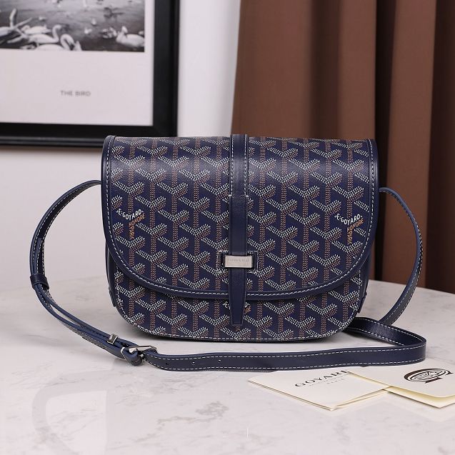 Goyard original canvas belvedere bag GY0012 royal blue