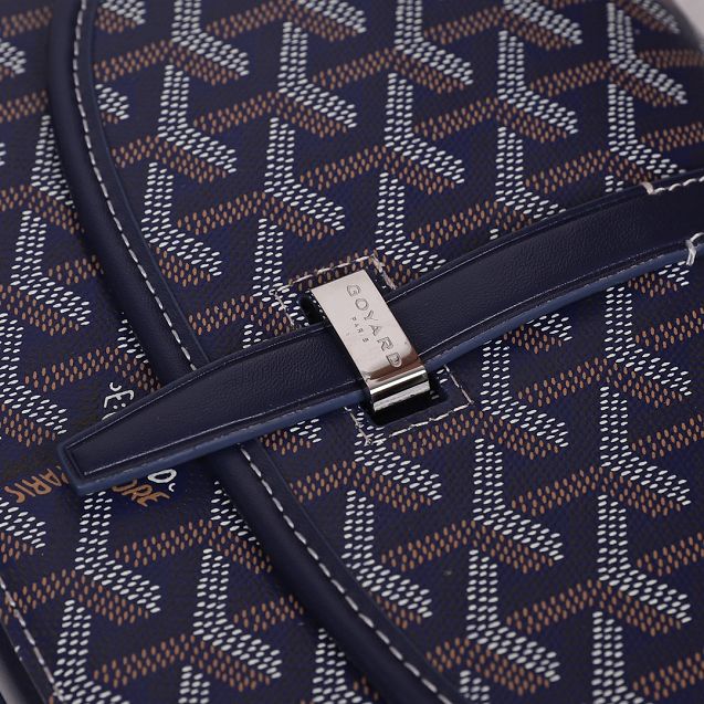 Goyard original canvas belvedere bag GY0012 royal blue