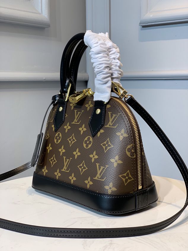 2021 Louis vuitton original monogram alma BB M53152 black