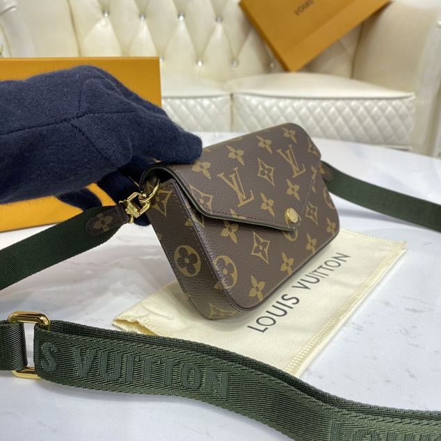 2021 louis vuitton original monogram multi felicie pochette M80091 