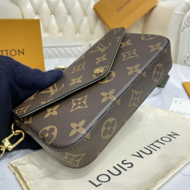 2021 louis vuitton original monogram multi felicie pochette M80091 