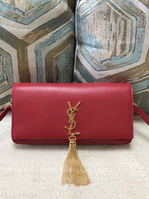 YSL original lambskin kate 99 bag 604276 red