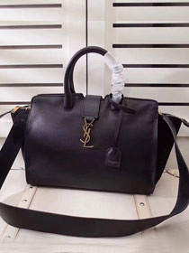 YSL original calfskin small cabas bag 436832 black