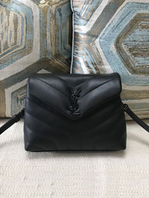 YSL original calfskin loulou mini bag 467072 black