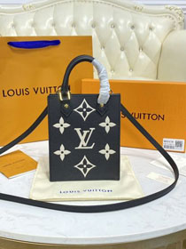 2021 louis vuitton original calfskin petit sac plat bag M80478 black