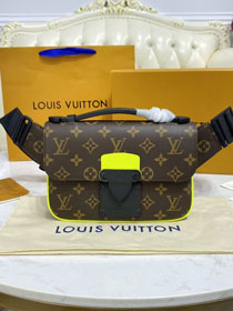 Louis vuitton original monogram canvas s lock sling bag M45864 yellow