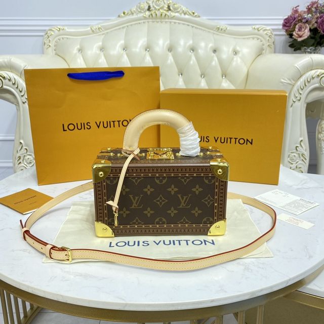 Louis vuitton original monogram canvas tresor case M45673