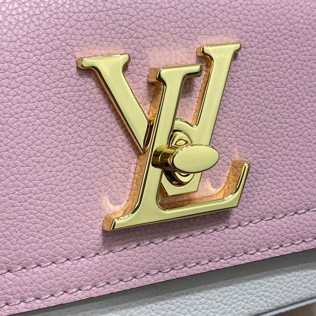 Louis vuitton original calfskin lockme tender bag M58555 pink