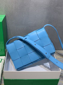 BV original lambskin cassette crossbody bag 578004 blue