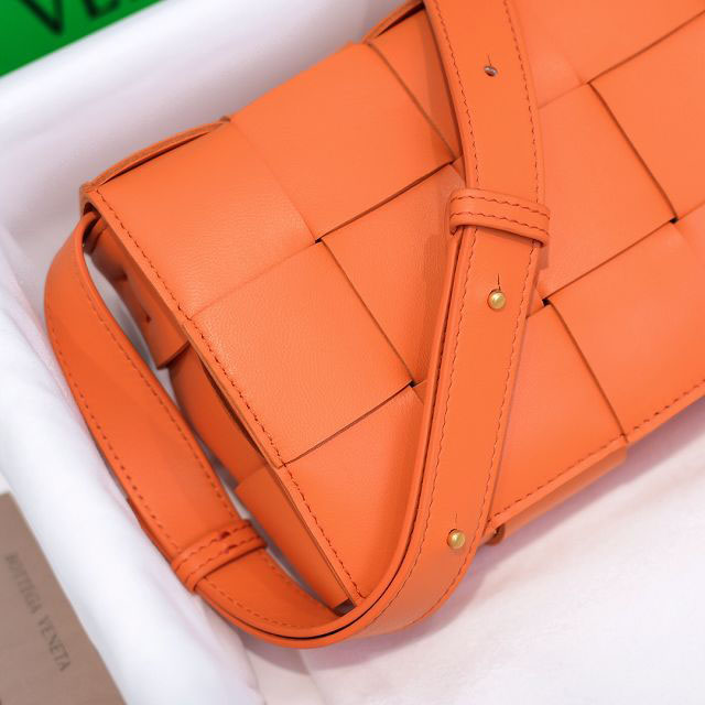 BV original lambskin cassette crossbody bag 578004 orange