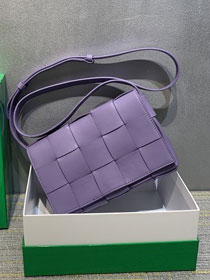 BV original lambskin cassette crossbody bag 578004 purple