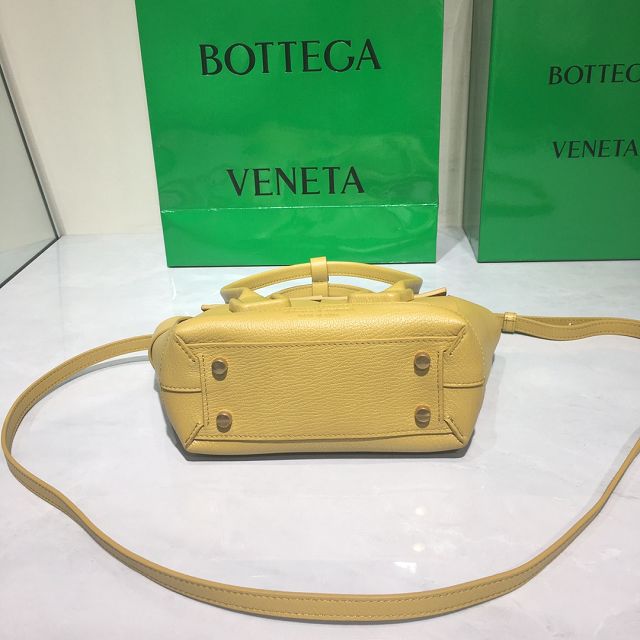 BV original grain calfskin mini arco 29 bag 600606 yellow