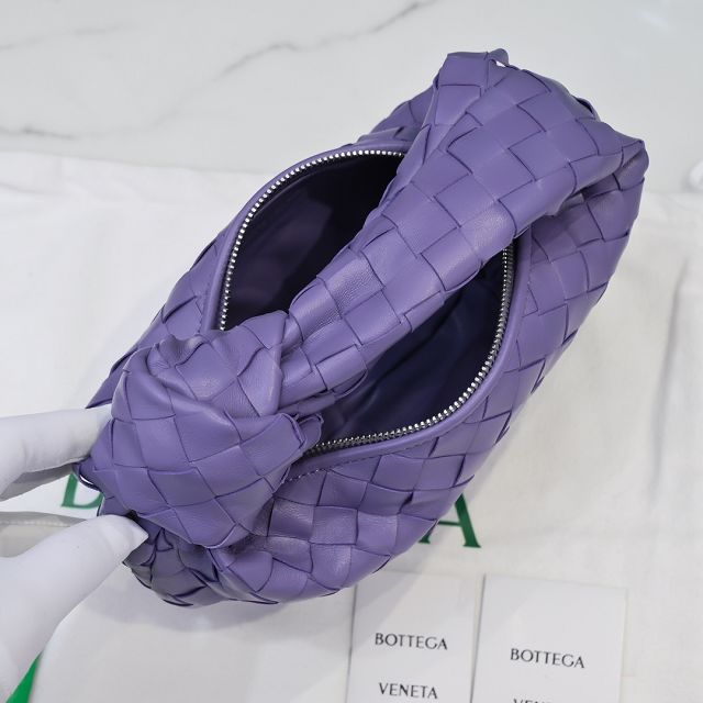 BV original lambskin mini jodie bag 651876 purple