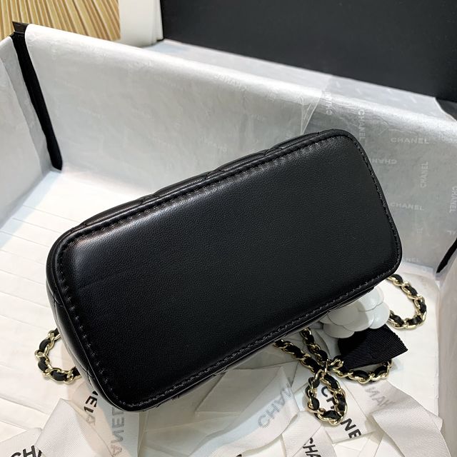 CC original lambskin vanity with chain AP2293 black