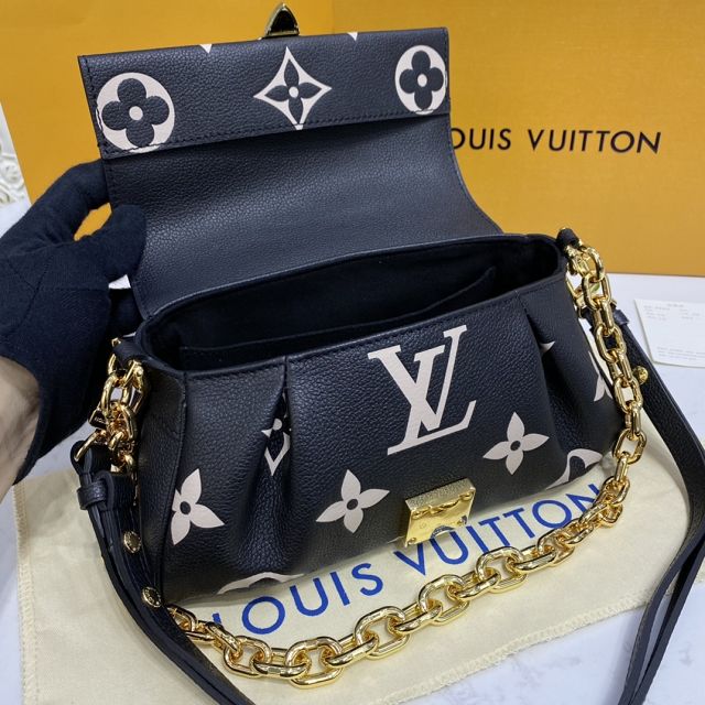 Louis vuitton original calfskin favorite bag M45859 black