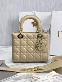 Dior original lambskin small my ABCdior bag M0538-2 apricot